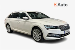 valkoinen Skoda Superb 2021 kuva 1.