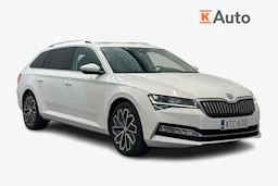 valkoinen Skoda Superb 2021 kuva 1.