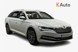 valkoinen Skoda Superb 2021 kuva 1.