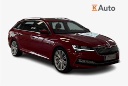 punainen Skoda Superb 2022 kuva 1.