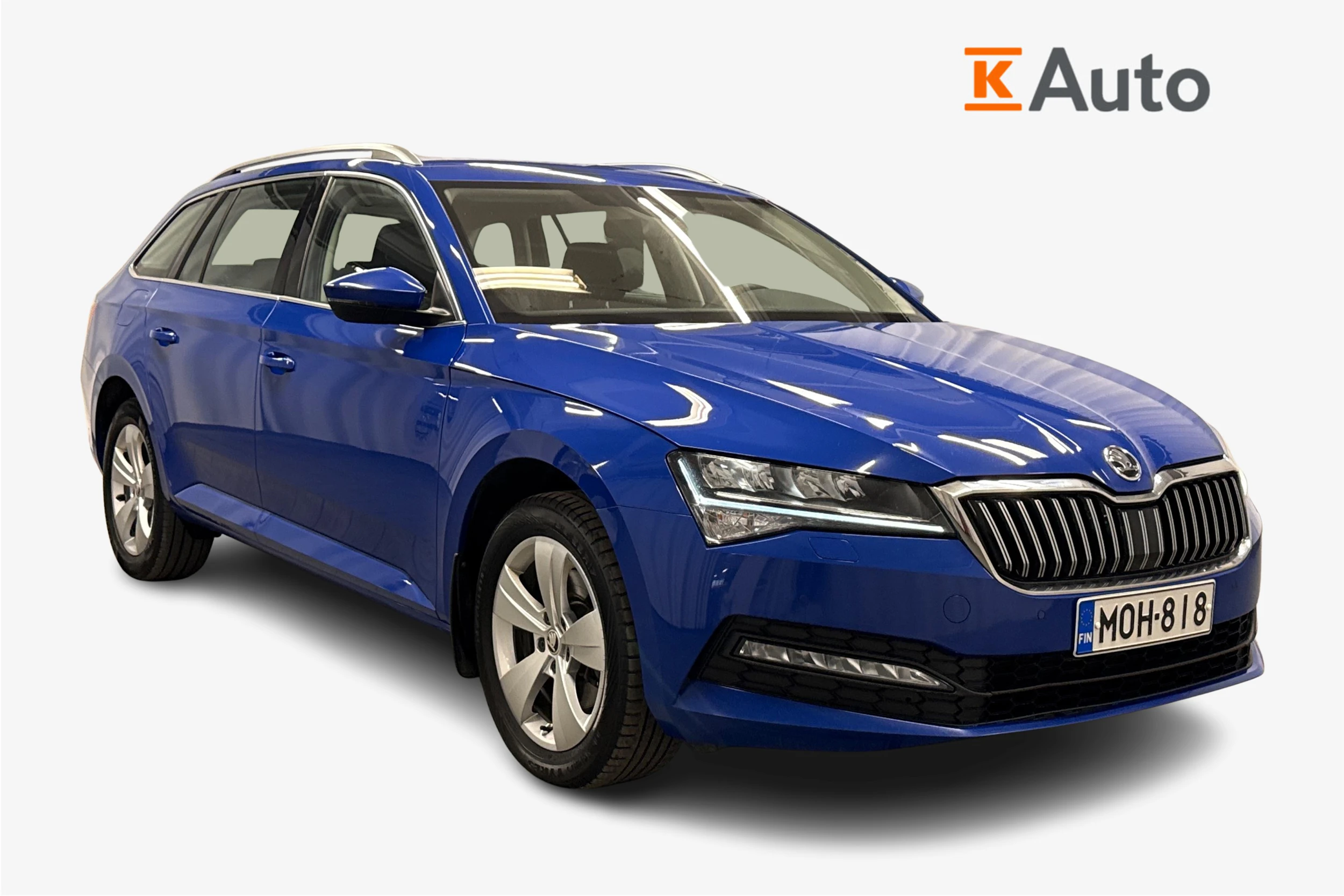 sininen Skoda Superb 2022 kuva 1.