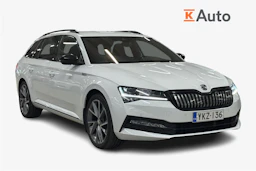 valkoinen Skoda Superb 2022 kuva 1.