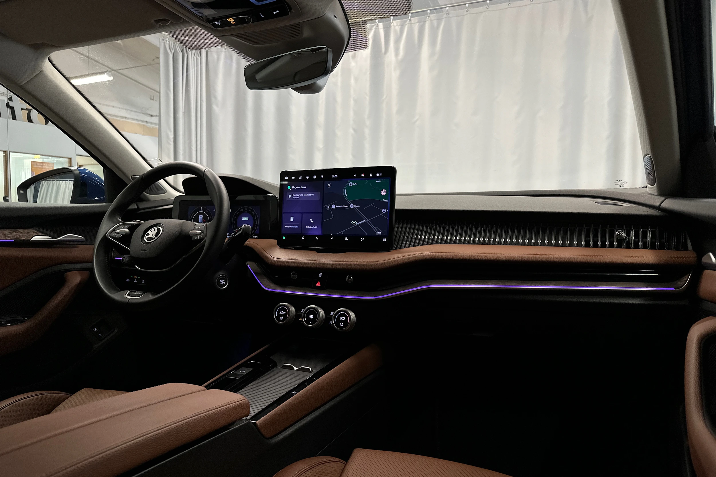 sininen Skoda Superb 2025 kuva 19.