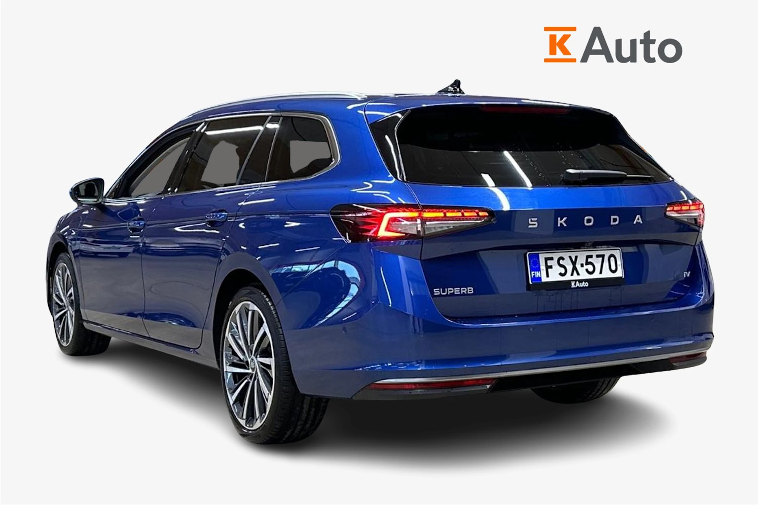 sininen Skoda Superb 2025 kuva 3.