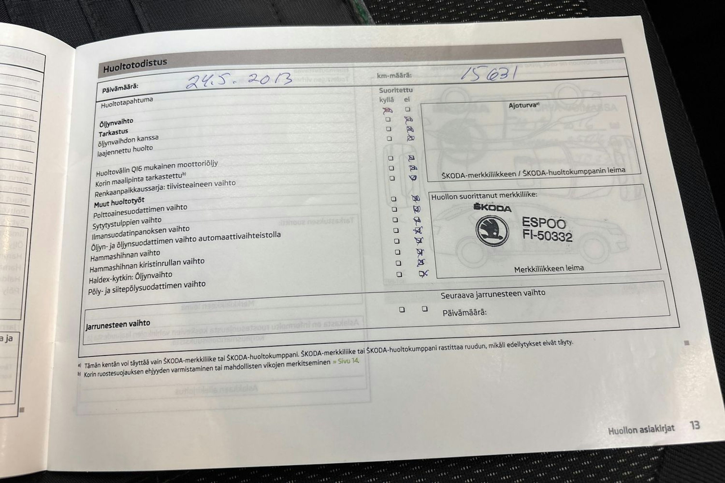 ruskea (beige) Skoda Yeti 2012 kuva 20.