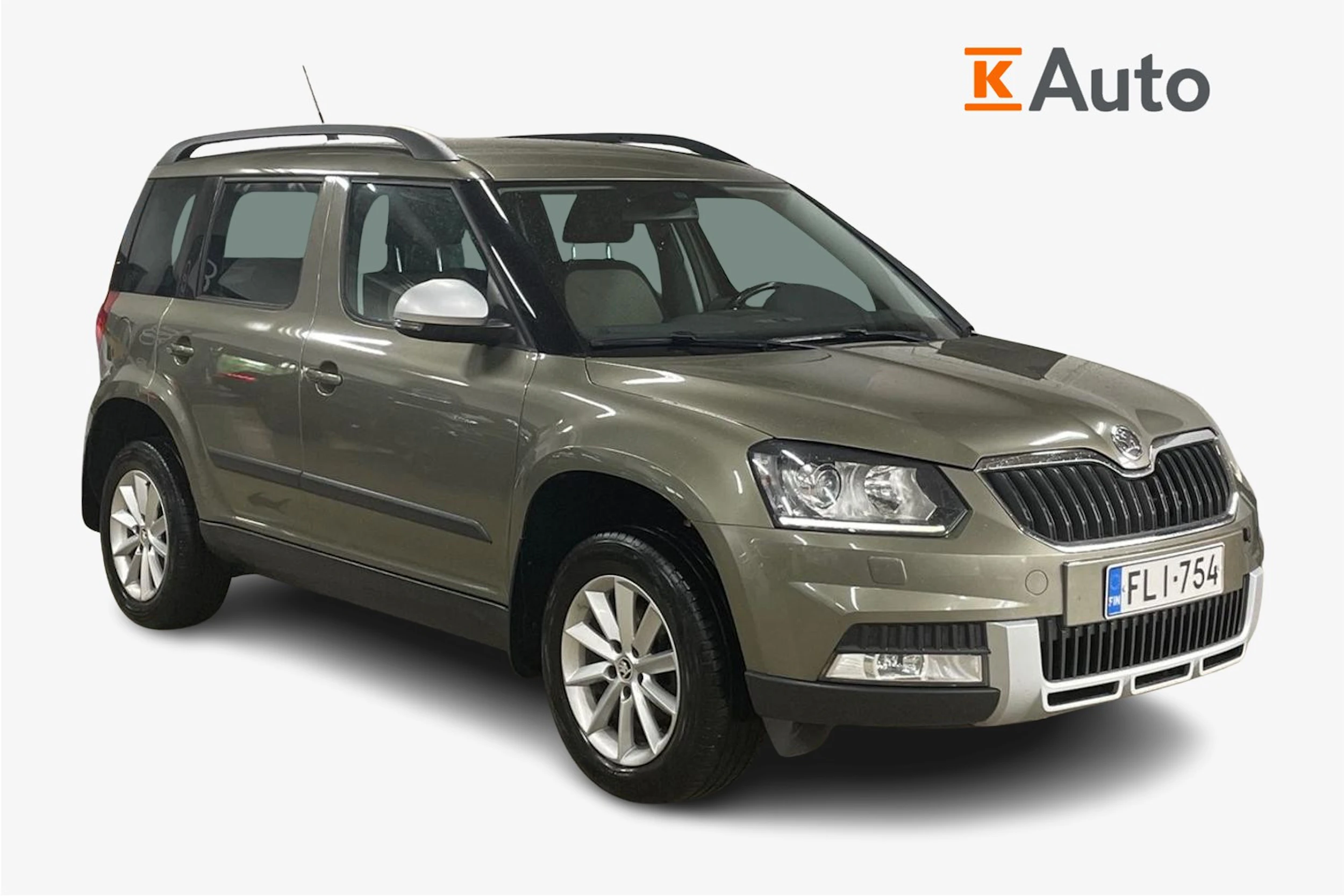 vihreä Skoda Yeti 2014 kuva 1.
