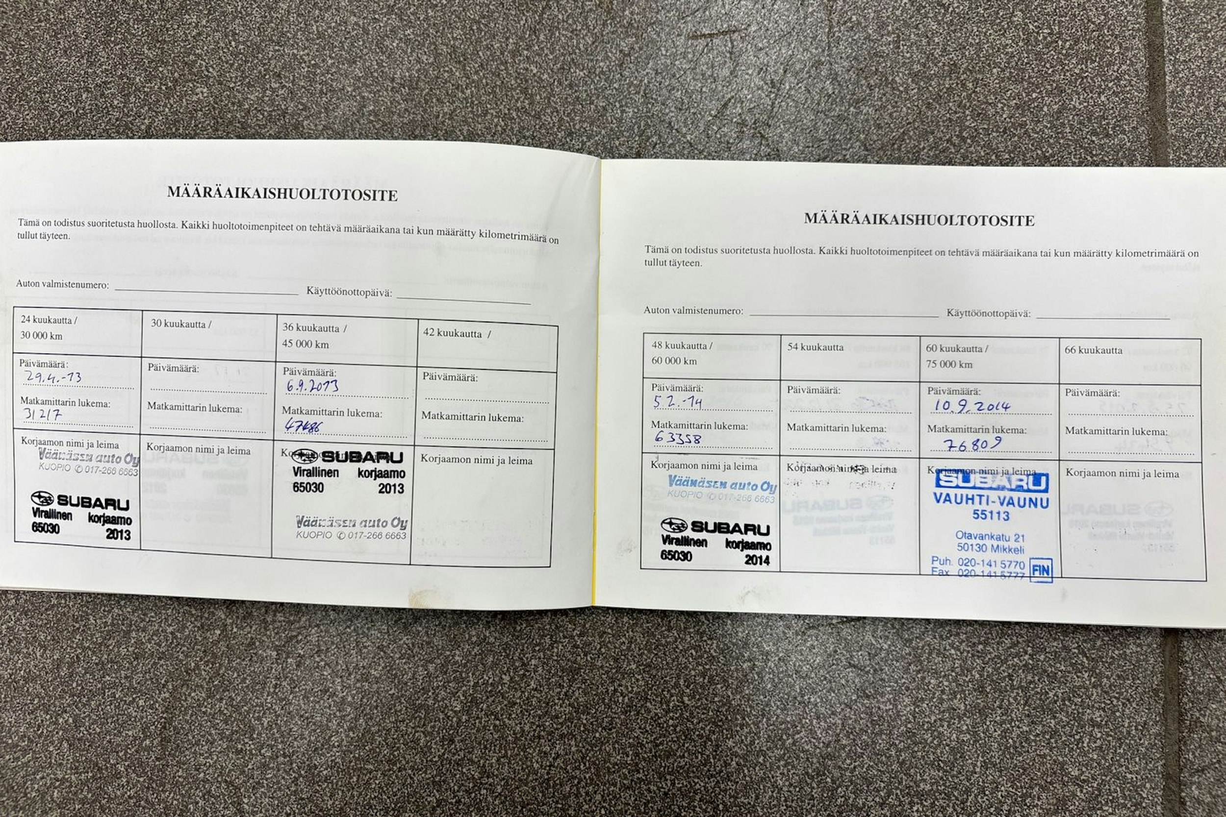 vihreä Subaru Forester 2012 kuva 28.