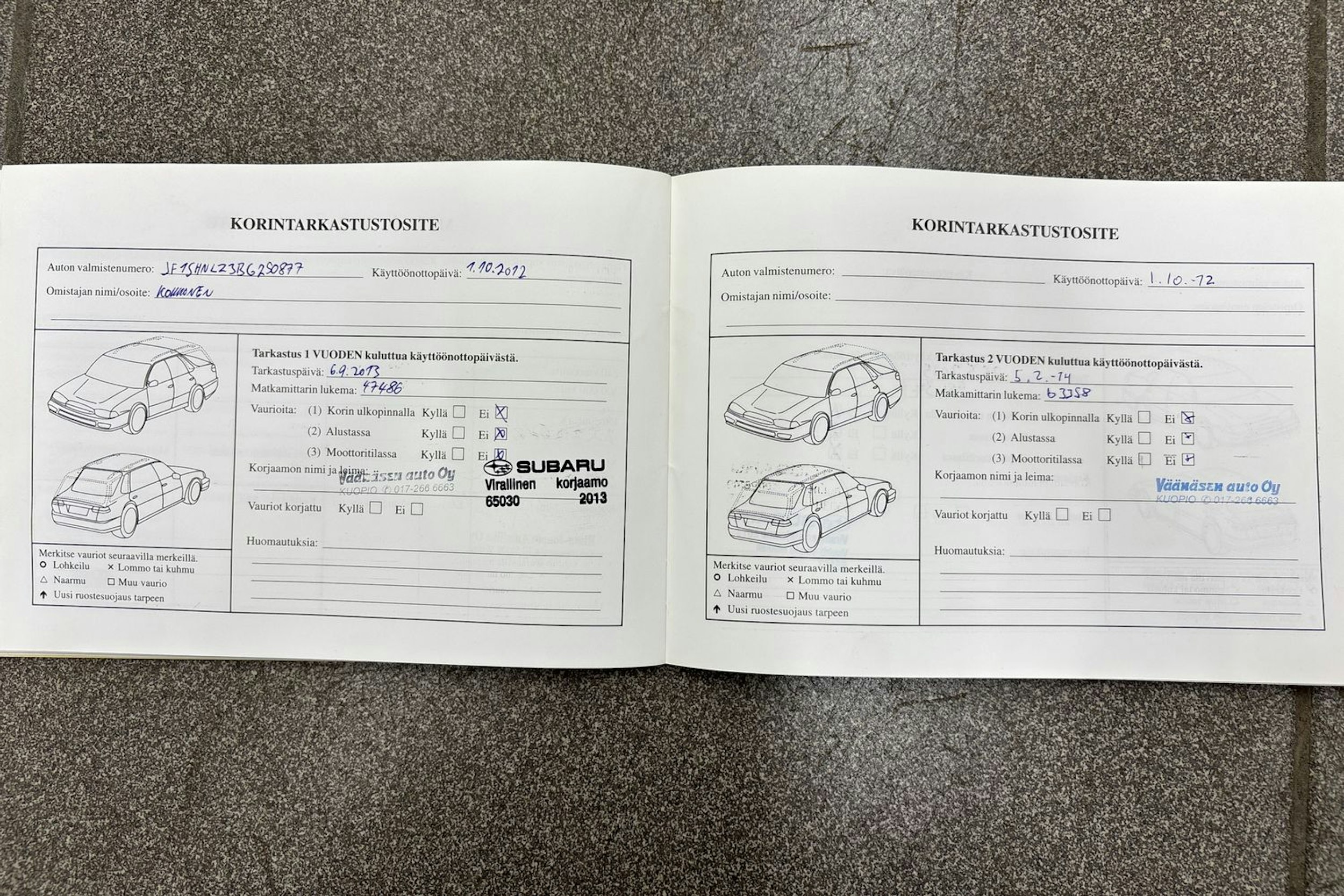 vihreä Subaru Forester 2012 kuva 33.