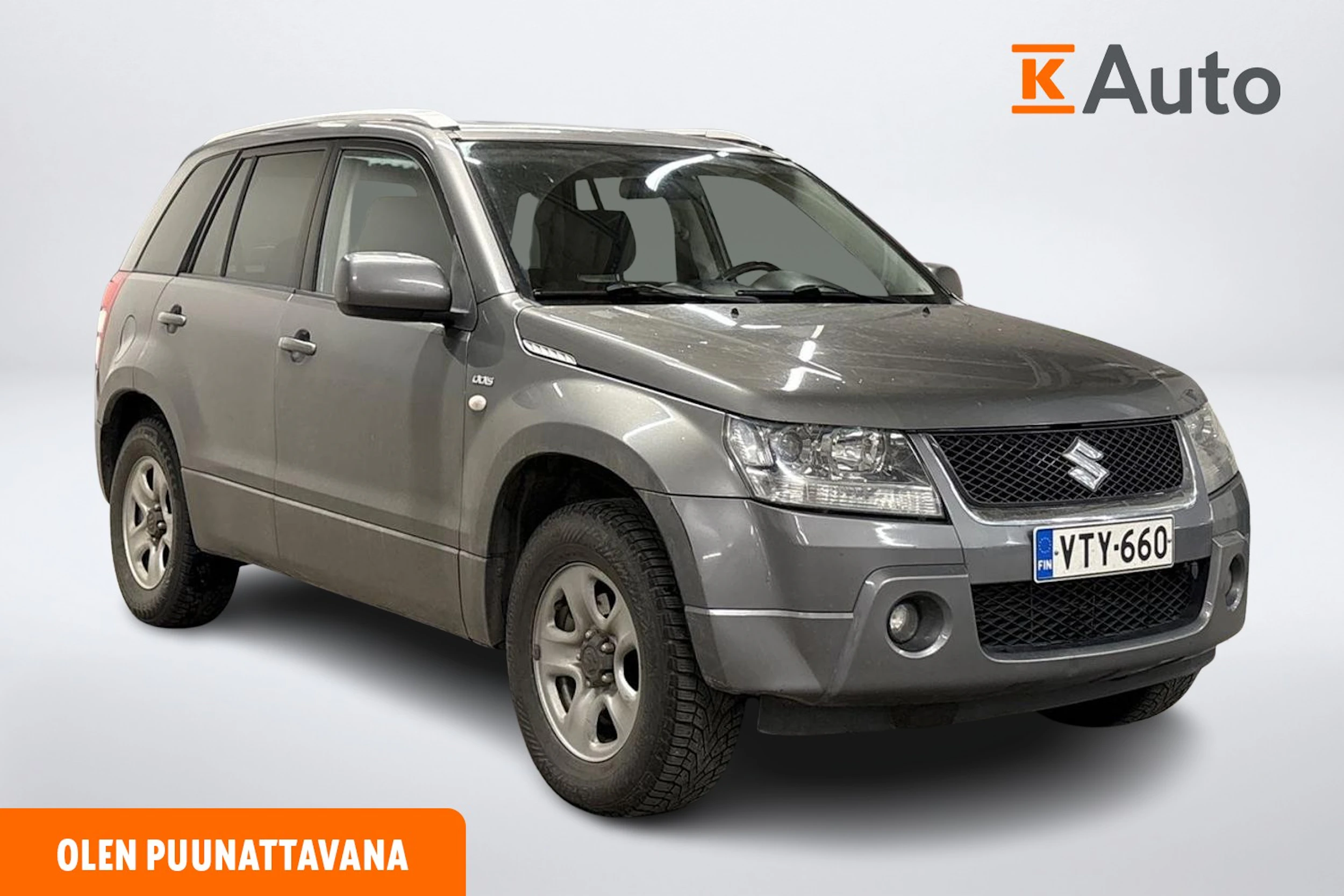 harmaa Suzuki Grand Vitara 2008 kuva 1.