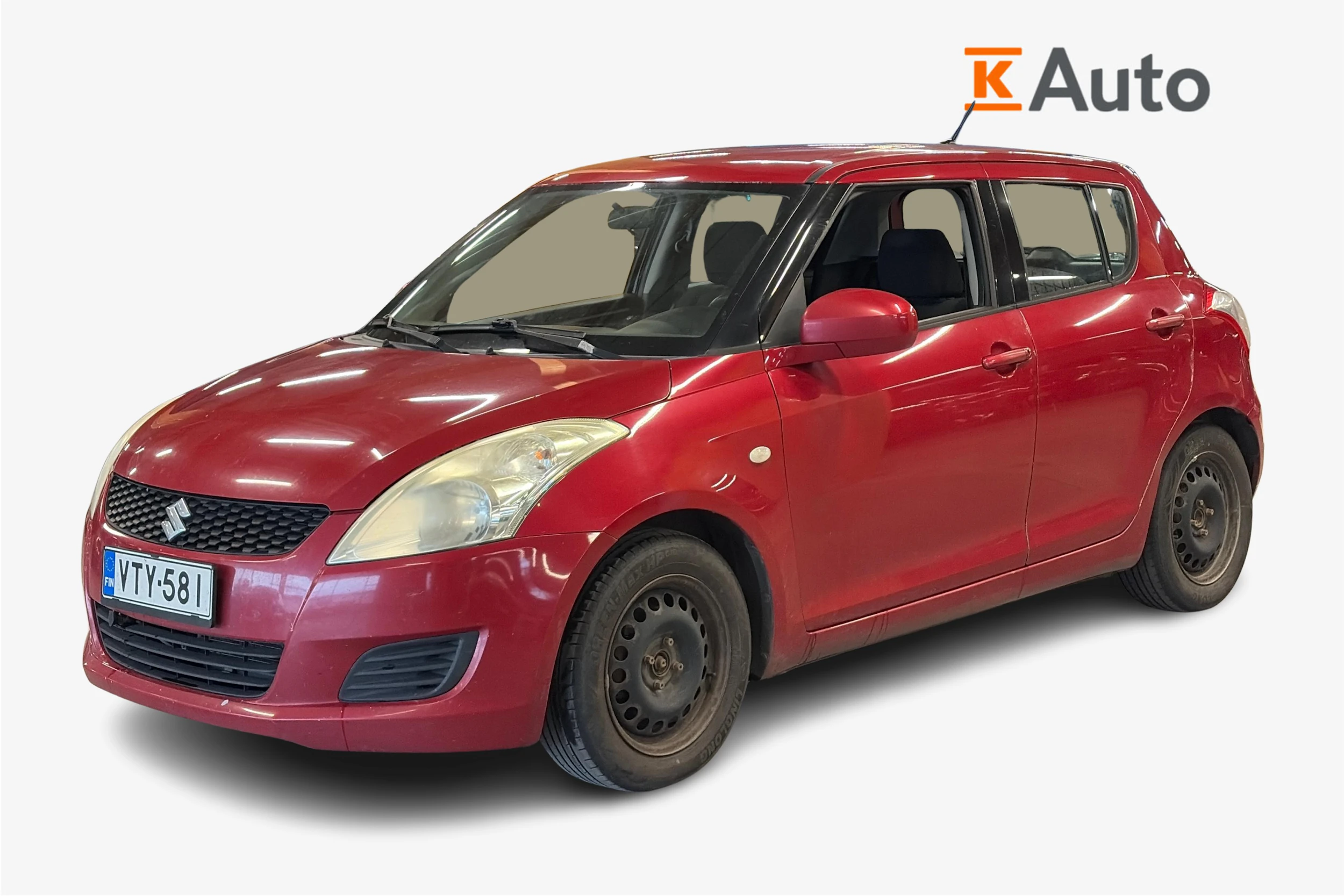 punainen Suzuki Swift 2011 kuva 1.