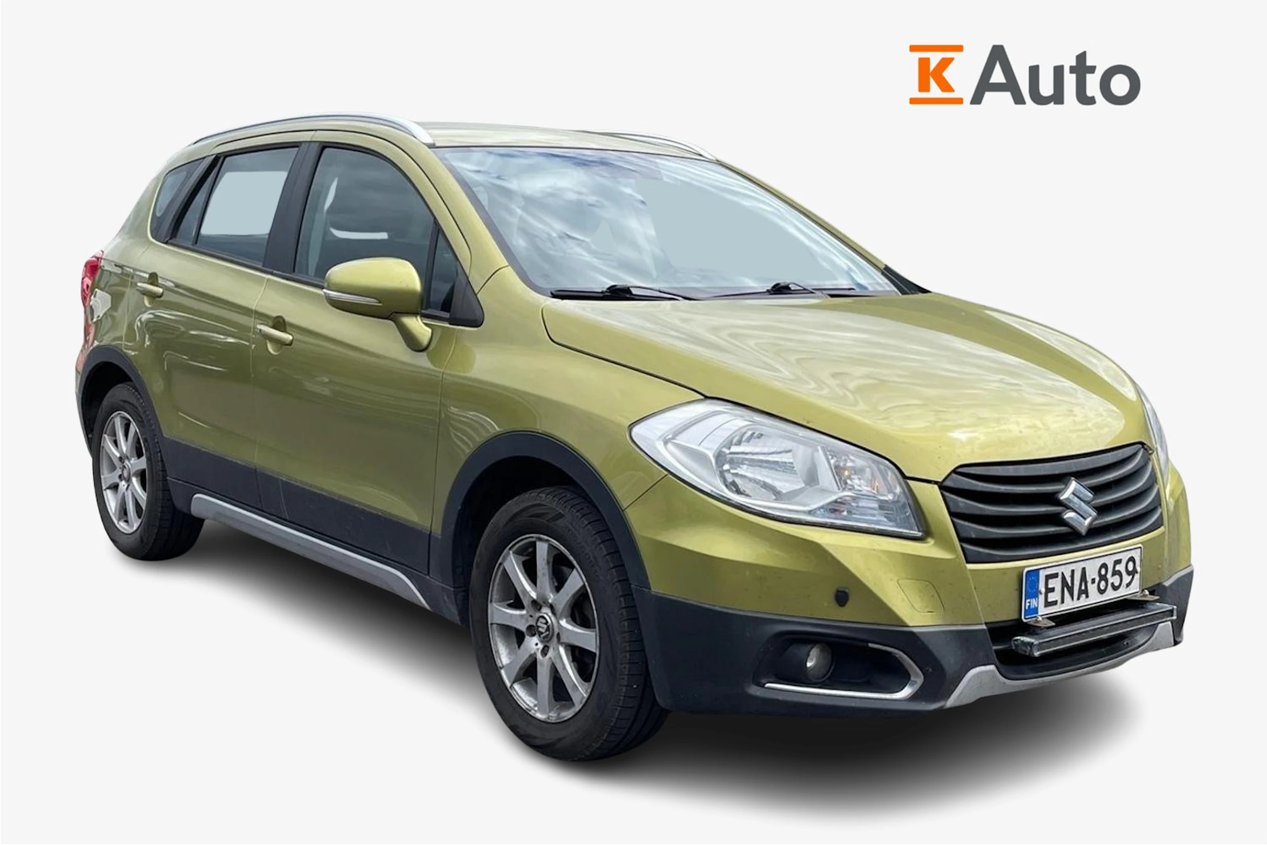 Vihreä Suzuki SX4 S-Cross 2014 kuva 1.