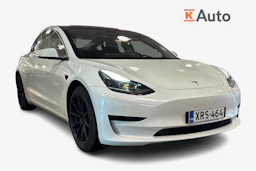 Valkoinen Tesla Model 3 2023 kuva 1.