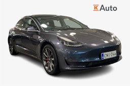 harmaa Tesla Model 3 2019 kuva 1.