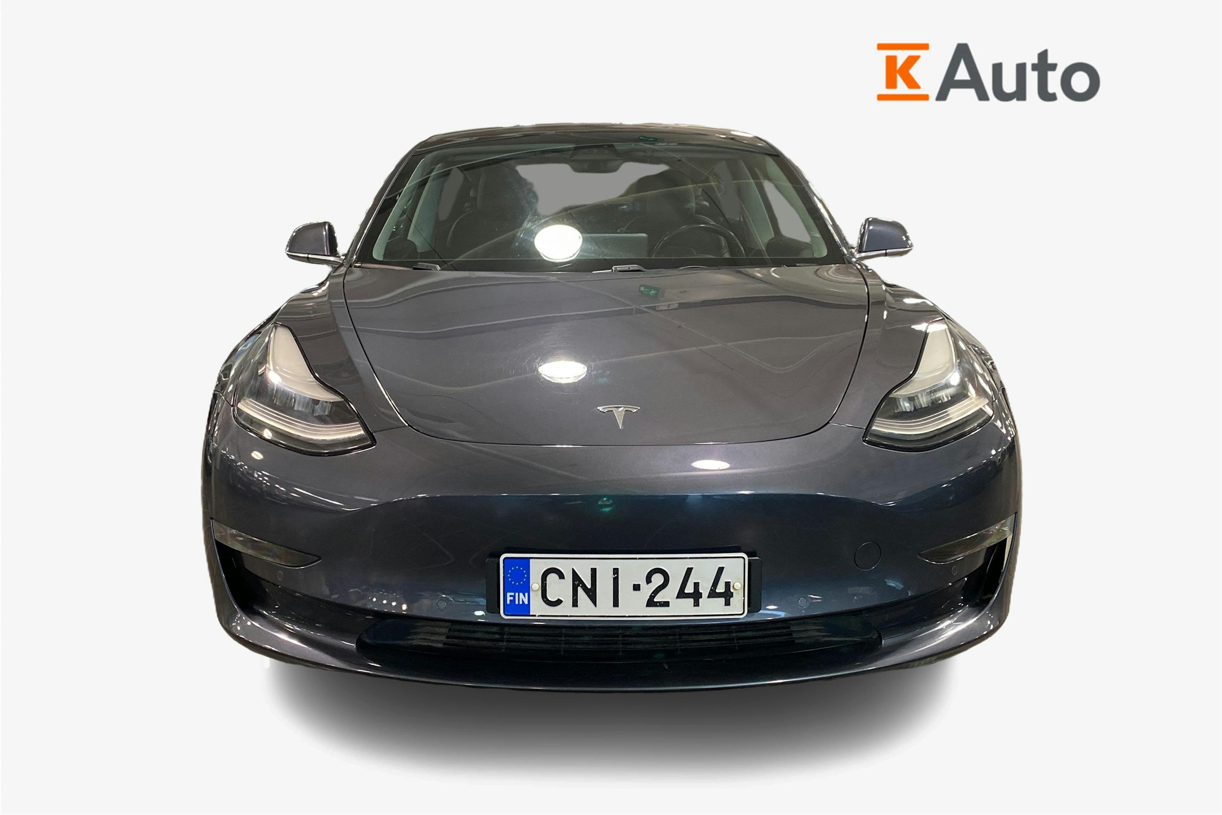harmaa Tesla Model 3 2019 kuva 5.