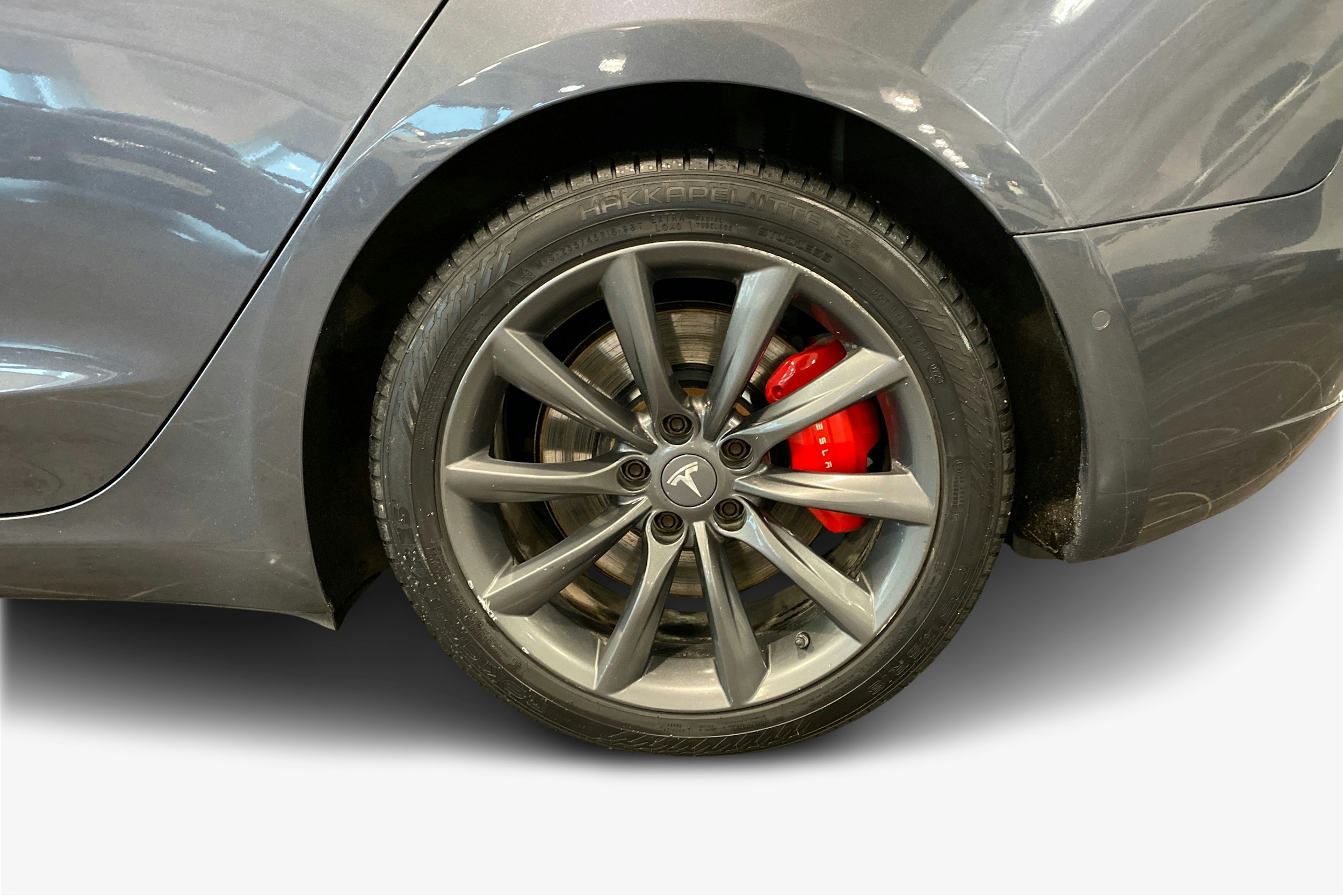 harmaa Tesla Model 3 2019 kuva 11.