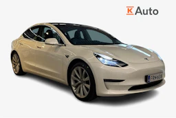 valkoinen Tesla Model 3 2019 kuva 1.