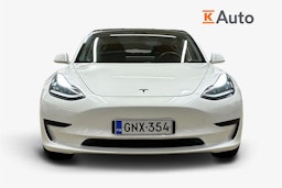 valkoinen Tesla Model 3 2019 kuva 4.