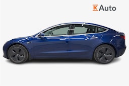 sininen Tesla Model 3 2019 kuva 6.