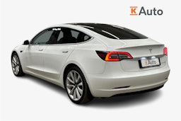 valkoinen Tesla Model 3 2020 kuva 2.