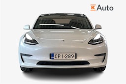 Valkoinen Tesla Model 3 2020 kuva 5.
