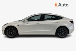 valkoinen Tesla Model 3 2020 kuva 6.