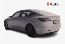 valkoinen Tesla Model 3 2020 kuva 2.