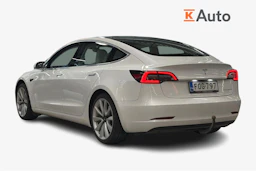 valkoinen Tesla Model 3 2020 kuva 2.