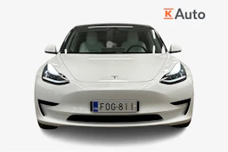 valkoinen Tesla Model 3 2020 kuva 4.