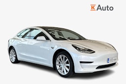 Valkoinen Tesla Model 3 2020 kuva 1.