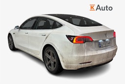 valkoinen Tesla Model 3 2020 kuva 2.