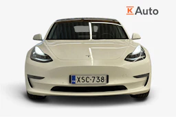 valkoinen Tesla Model 3 2020 kuva 4.