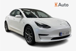 valkoinen Tesla Model 3 2020 kuva 1.