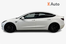 valkoinen Tesla Model 3 2021 kuva 5.