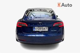 sininen Tesla Model 3 2021 kuva 3.