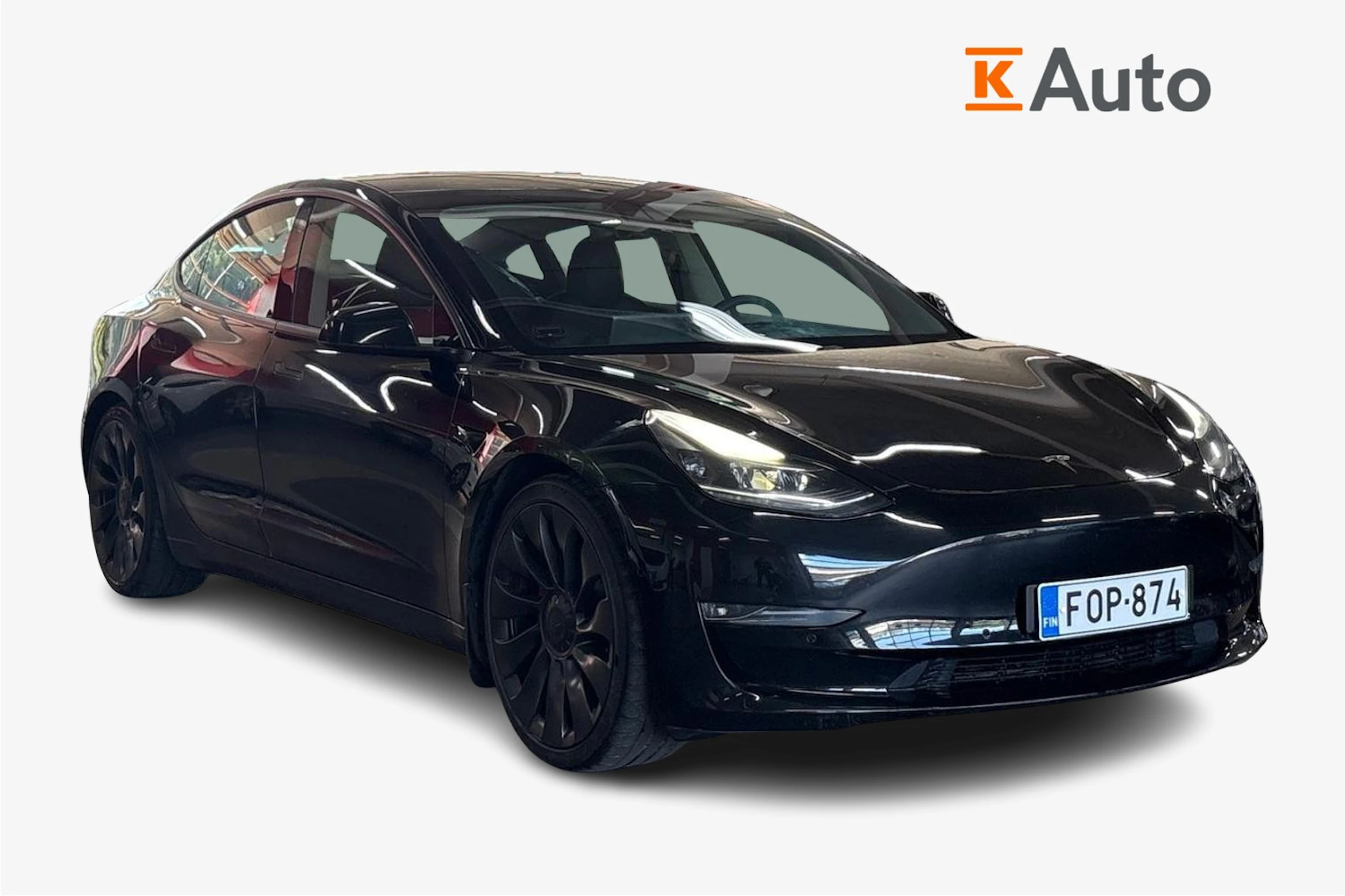 met. musta Tesla Model 3 2021 kuva 1.