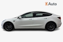 valkoinen Tesla Model 3 2021 kuva 5.