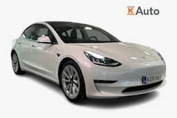 valkoinen Tesla Model 3 2021 kuva 2.