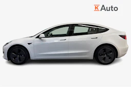 valkoinen Tesla Model 3 2021 kuva 5.