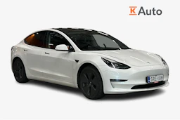 valkoinen Tesla Model 3 2021 kuva 1.