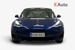 sininen Tesla Model 3 2022 kuva 5.