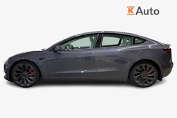 harmaa Tesla Model 3 2022 kuva 6.