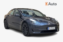 harmaa Tesla Model 3 2022 kuva 1.