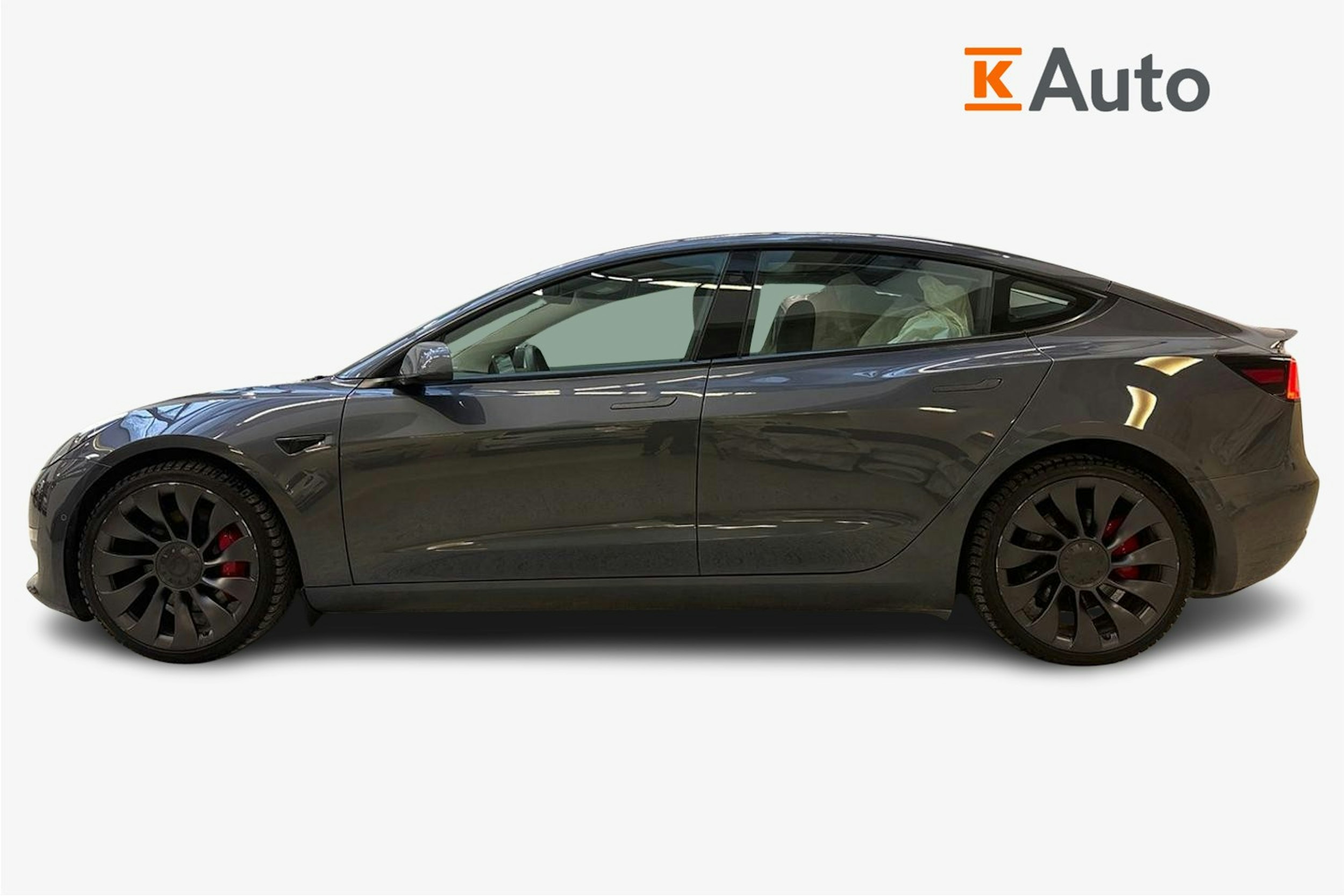 harmaa Tesla Model 3 2022 kuva 6.