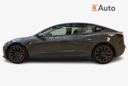 harmaa Tesla Model 3 2022 kuva 6.