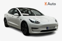 valkoinen Tesla Model 3 2023 kuva 1.