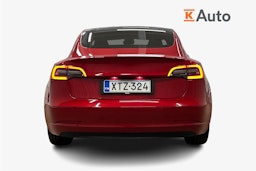 punainen Tesla Model 3 2023 kuva 3.