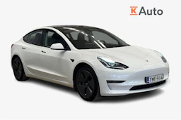 valkoinen Tesla Model 3 2023 kuva 1.