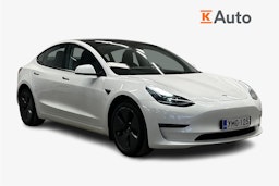 valkoinen Tesla Model 3 2023 kuva 1.