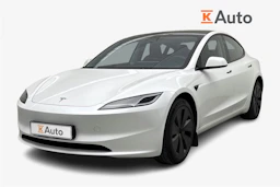 met. valkoinen Tesla Model 3 2024 kuva 1.