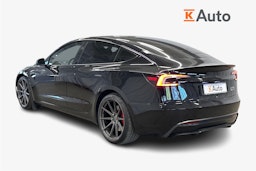musta Tesla Model 3 2024 kuva 2.